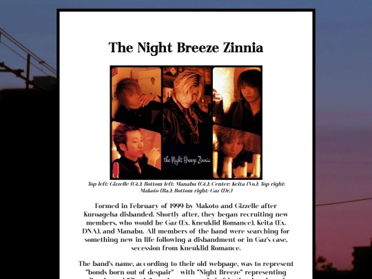 OtherBands/TheNightBreezeZinnia screenshot