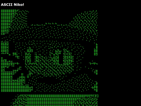 asciiniko screenshot