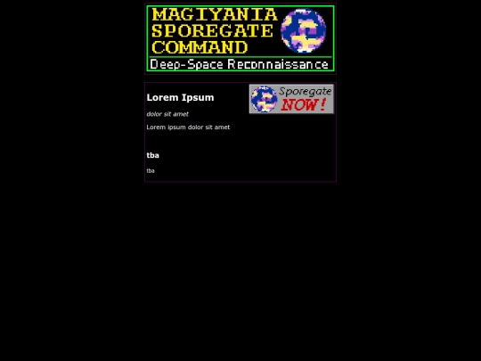 sporegate/sporegatetemplate screenshot