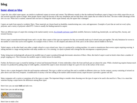 blog screenshot
