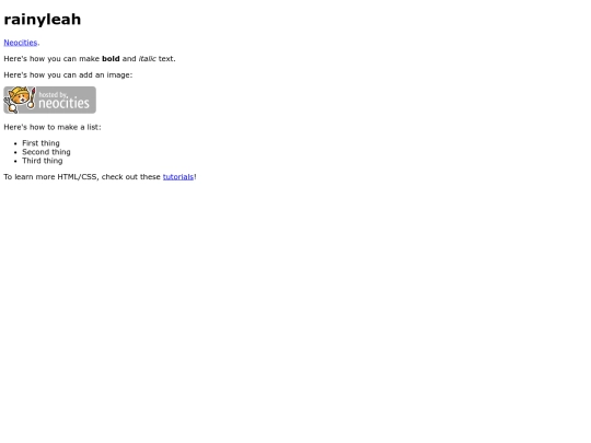 index screenshot