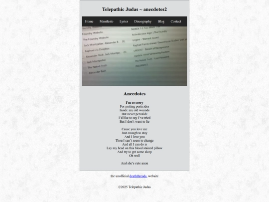 anecdote screenshot