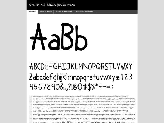 webfontkit-20240323-203232/sitelenselikiwenjuniko-demo screenshot
