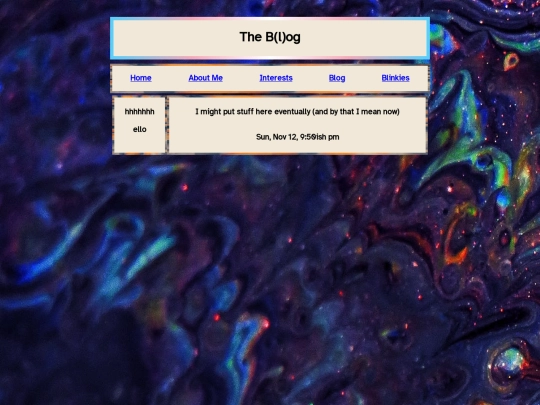 blog screenshot