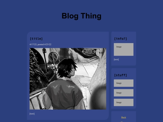 Song_blog screenshot