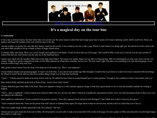 linkin park/ItsAMagicalDayOnTheTourBusByAnonymous screenshot