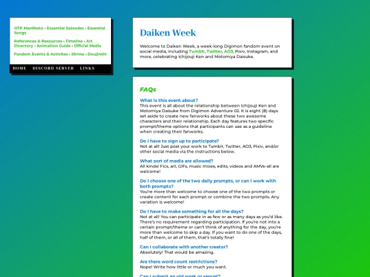 events-activities/daiken-week screenshot