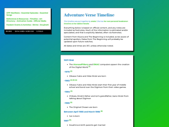 timeline screenshot