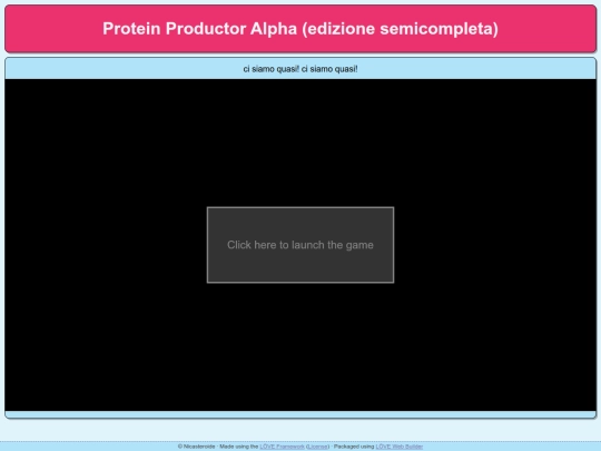 Protein Productor Alpha screenshot