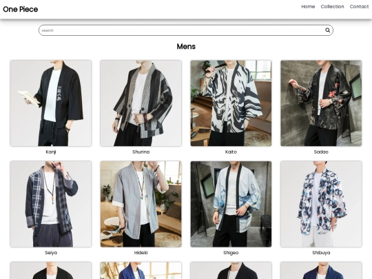 E-Commerce Website/Collection screenshot
