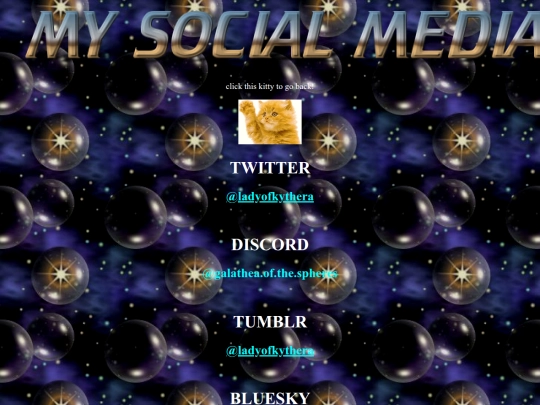socials screenshot