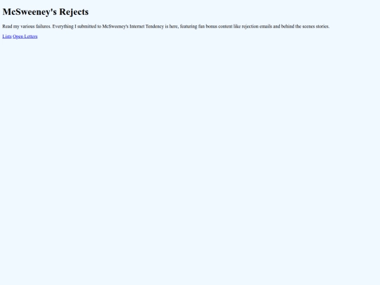 mcsweeneys_rejects screenshot