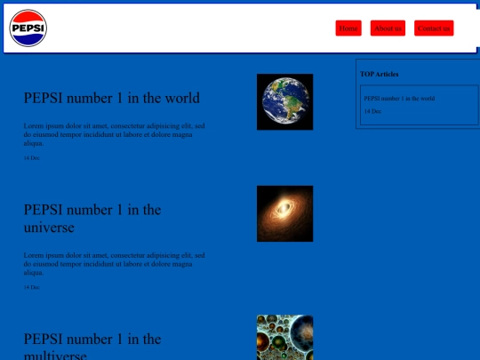 htmlsite screenshot