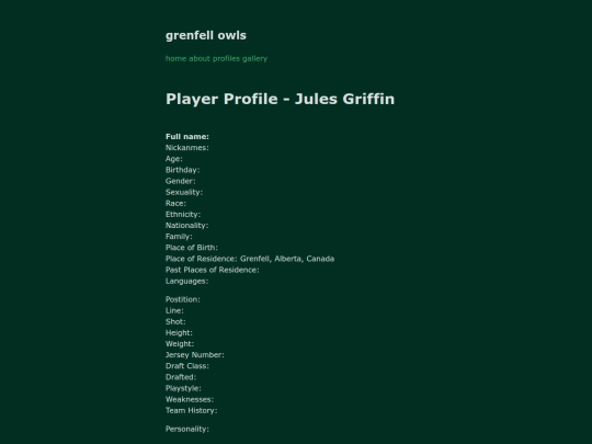 characterprofiles/JulesGriffin screenshot