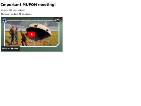 Mufon screenshot