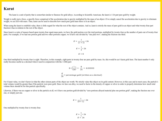 QuickGoldTally/karat screenshot