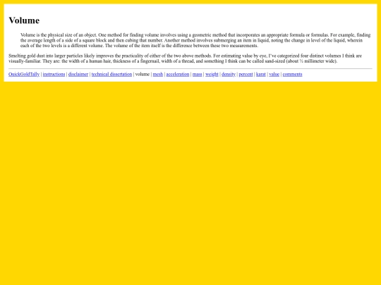 QuickGoldTally/volume screenshot
