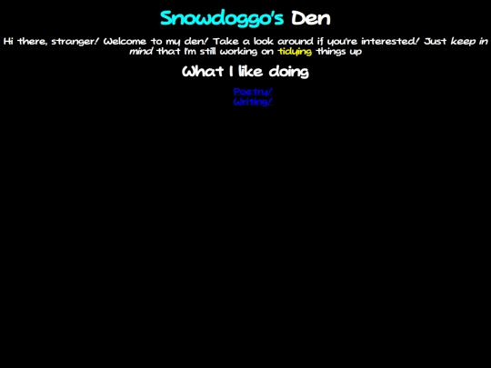 index screenshot