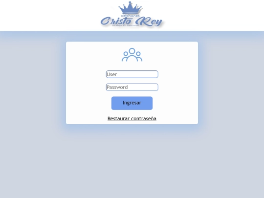 ProgramacionWeb/GestionEmpresa/Login screenshot