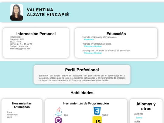 ProgramacionWeb/HojaVida/HV screenshot