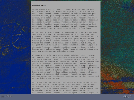 index screenshot