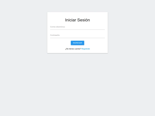 login screenshot