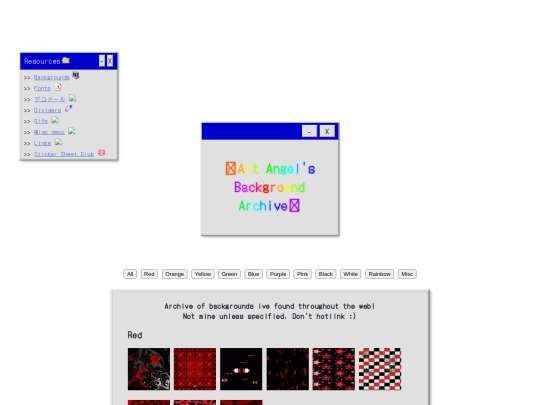 backgrounds screenshot