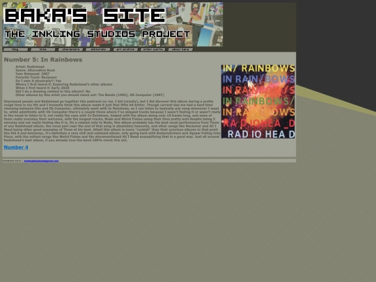 Editorials/Favorite Albums/Number5 screenshot