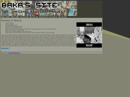 Editorials/Favorite Albums/Number8 screenshot