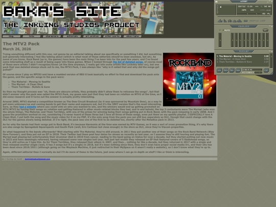 Editorials/MTV2Pack screenshot