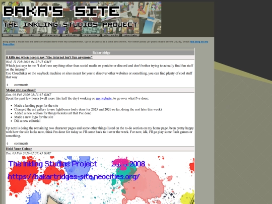 blog screenshot