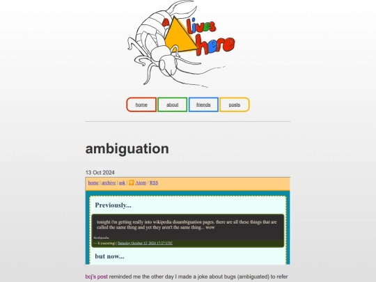 posts/ambiguation screenshot