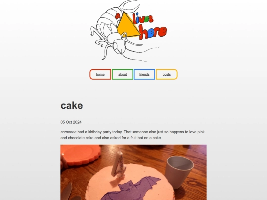 posts/cake screenshot
