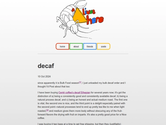 posts/decaf screenshot