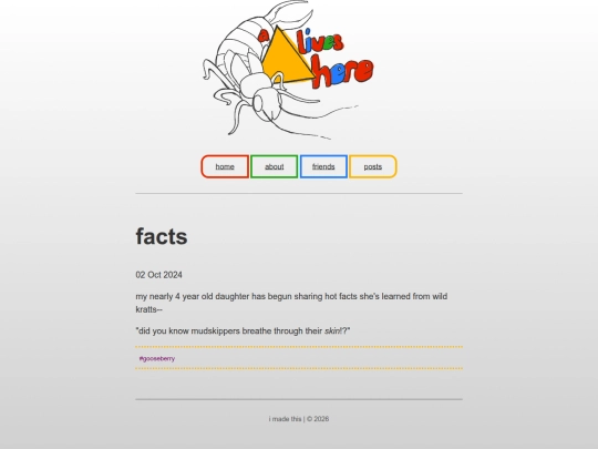 posts/facts screenshot