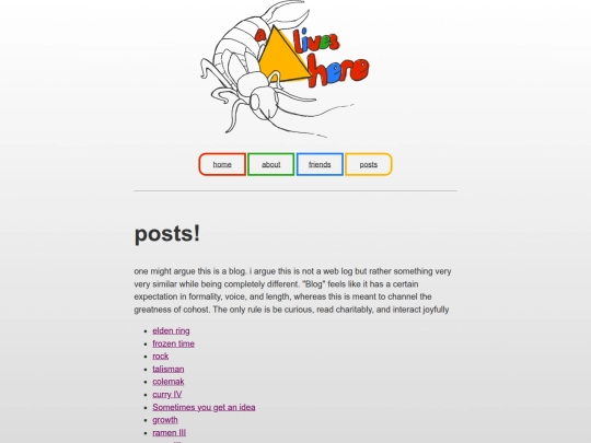 posts screenshot