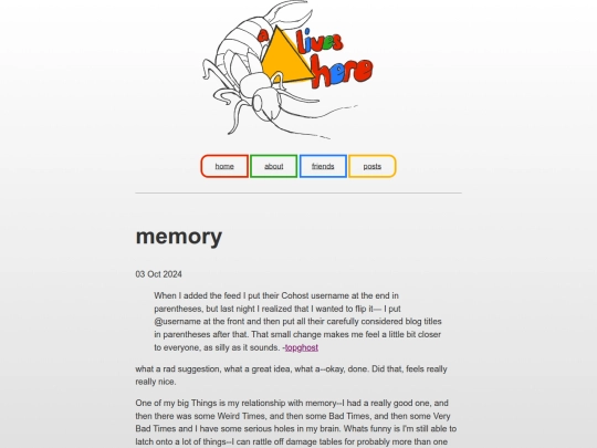 posts/memory screenshot