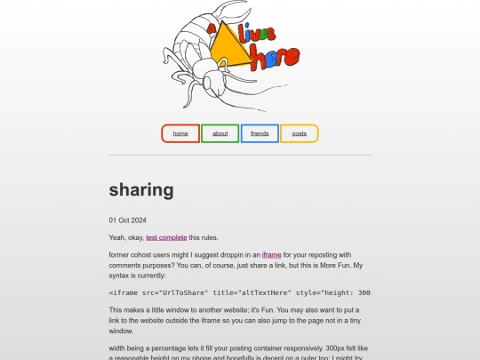 posts/sharing screenshot