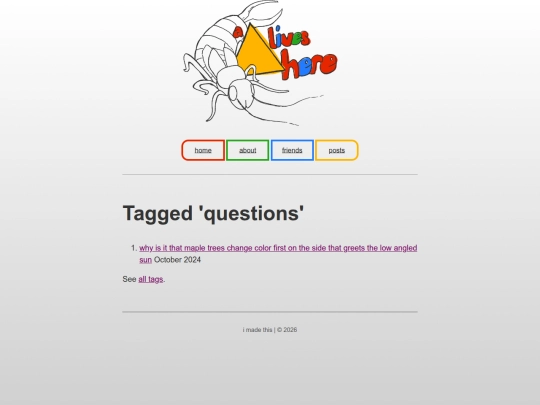tags/questions screenshot