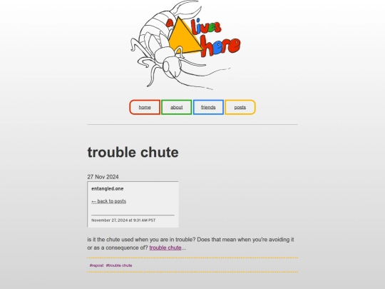 trouble_chute screenshot