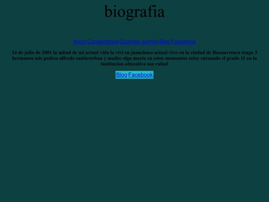 biografia screenshot
