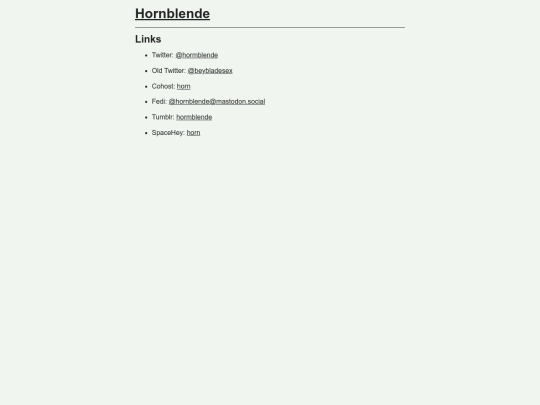 links screenshot