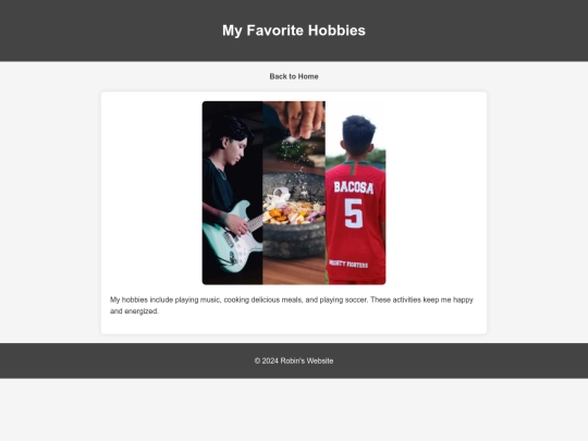 1st_project/hobbies screenshot