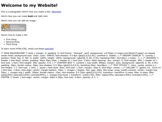 index screenshot