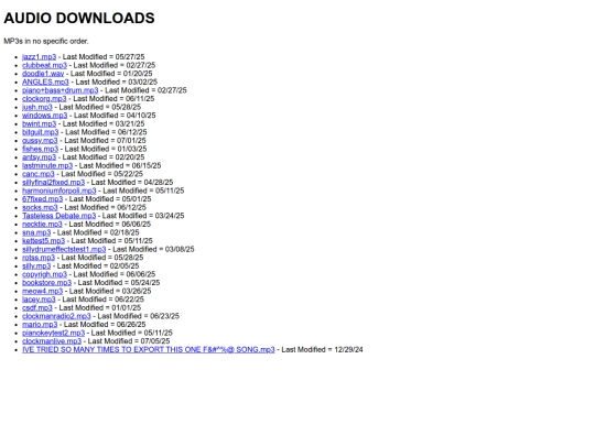 downloads-audio screenshot