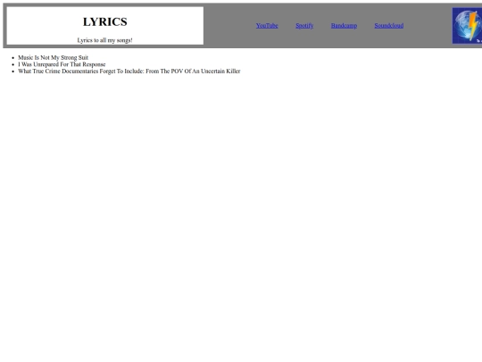 lyrics screenshot