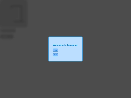 hangman screenshot
