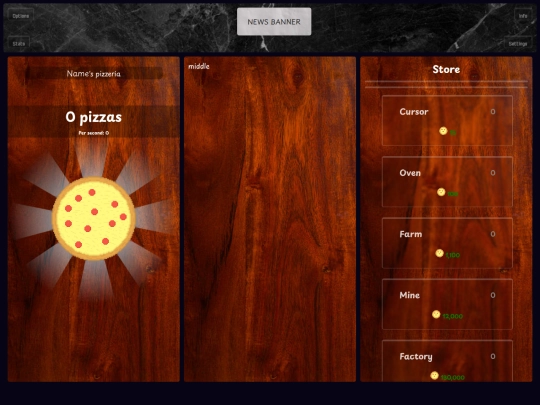 pizza-clicker screenshot