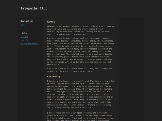 index screenshot