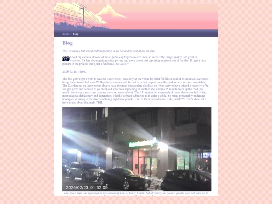 blog screenshot